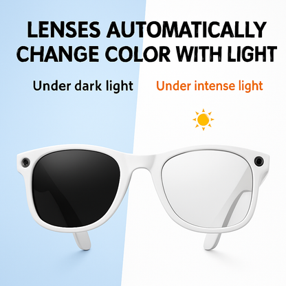 4K AI Smart Glasses with Camera, Bluetooth, Music & Translation